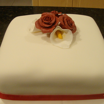 Roses And Calla Lillies