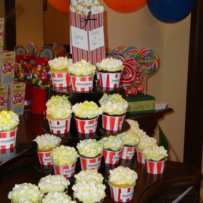 Popcorn Cupcakes