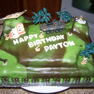 Camo Cake