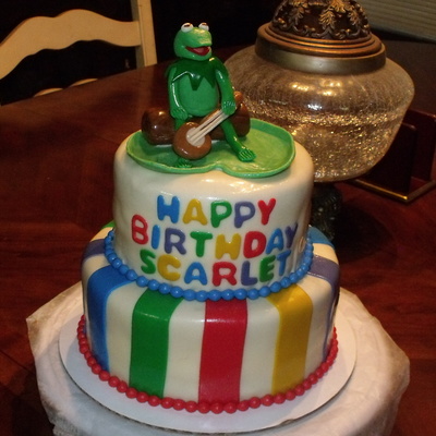 Kermit Cake