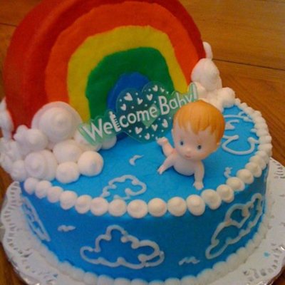 Julie's Rainbow Cake.