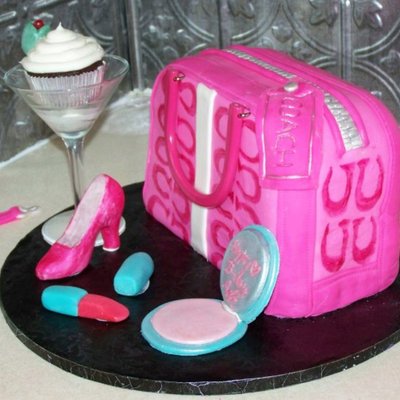 First Sculpted Fondant Cake