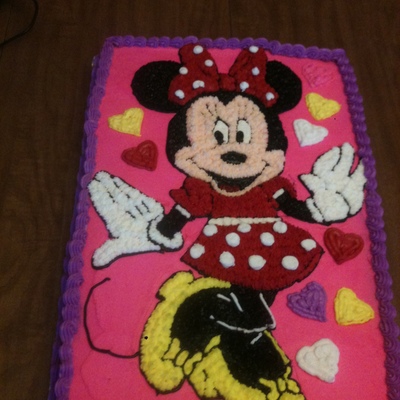 Minnie Mouse Birthday Cake