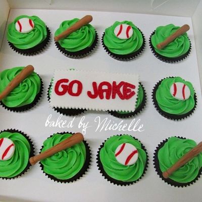 Baseball Cupcakes