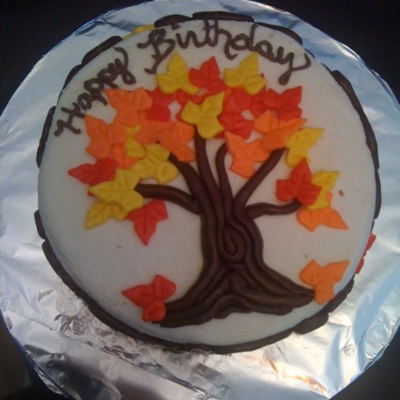 Fall Birthday Cake