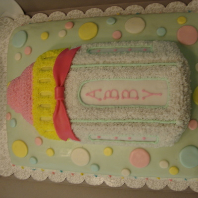 Baby Bottle Cake