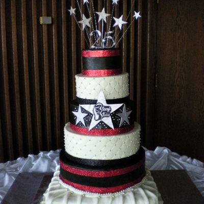 Dance Studio 25Th Anniversary Cake