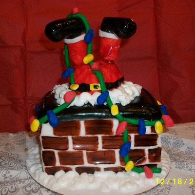 Oops Santa Got Stuck.