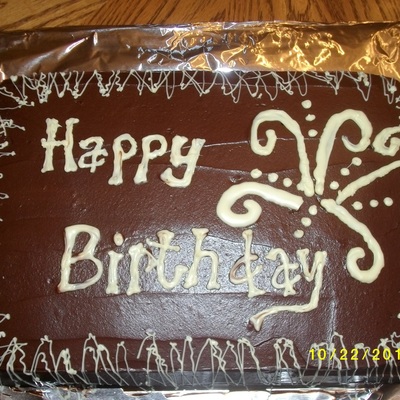 Chocolate Birthday Cake