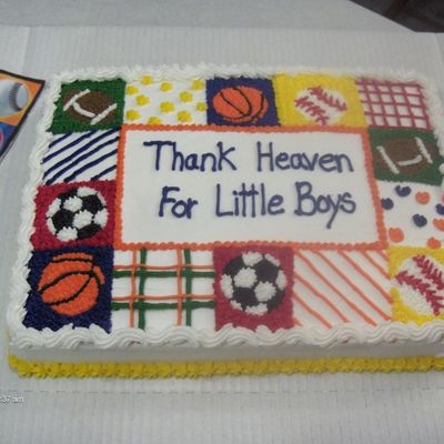 Sports Themed Baby Shower