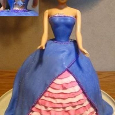 Barbie Birthday Cake