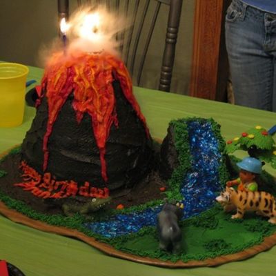 Volcano Cake