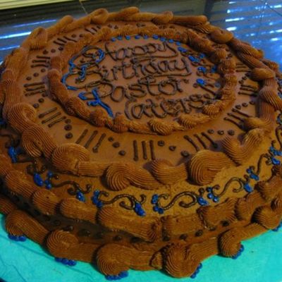 Pastor Birthday Cake