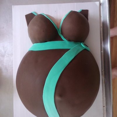 Jessica's Belly Cake!