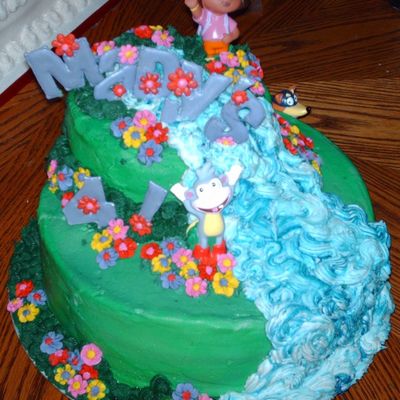 Tiered Dora Cake
