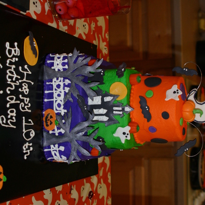 Halloween Birthday Cake