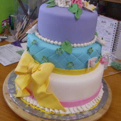 Pastle Wedding Cake