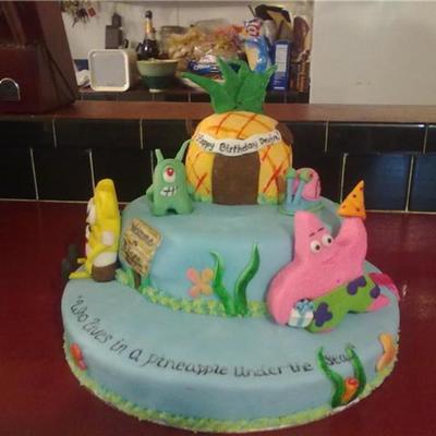 Sponge Bob Cake