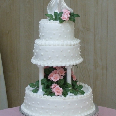 Red Velvet Wedding Cake