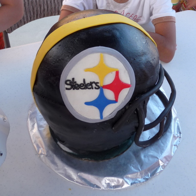 Steelers Helmet Cake