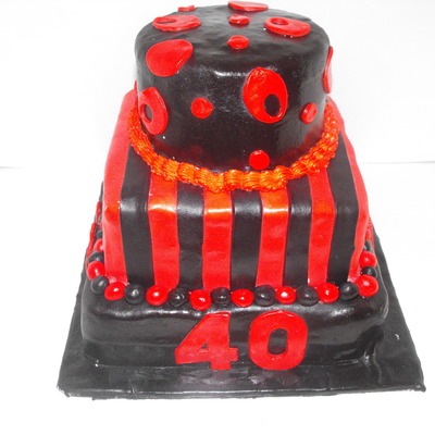 40Th Red And Black Fun