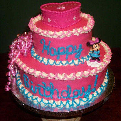 Minnie Mouse Birthday Cake
