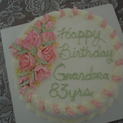 Grandmothers Birthday Cake