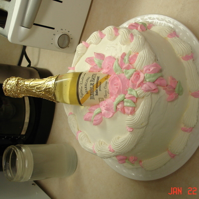 Bubblebath Anniversary Cake