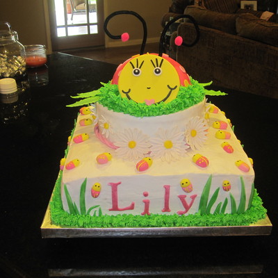 Lily's 1St Birthday Cake
