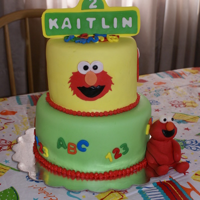 Elmo Cake