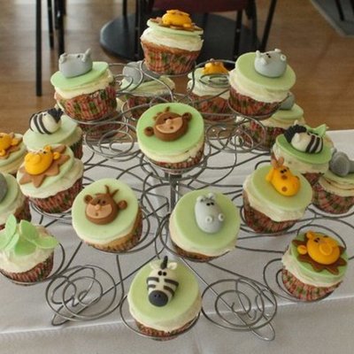 Baby Animal Cupcakes For Baby Shower