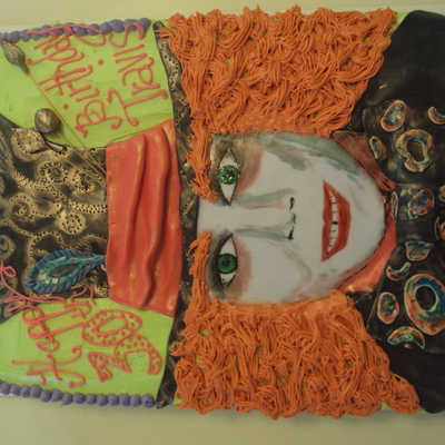 Johnny Depp Mad Hatter Cake