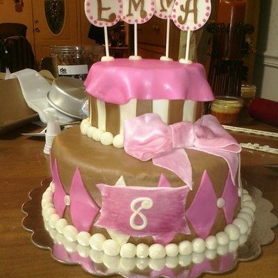 Pink And Brown Birthday