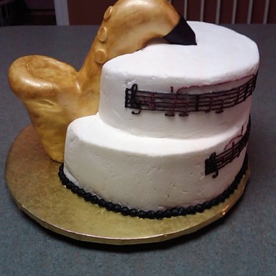 Saxophone Cake