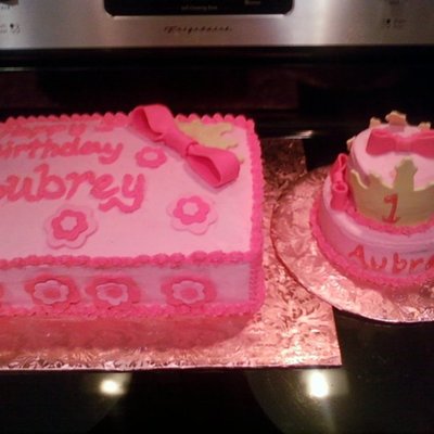 Pink Cake And Smash Cake