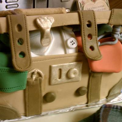 Suitcase Cake