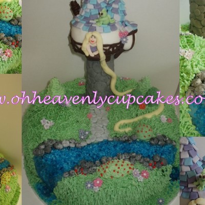 Tangled Themed Cake