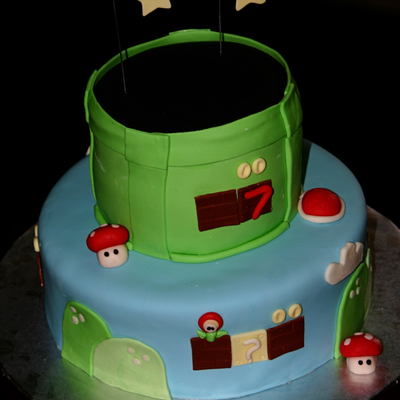 Super Mario Birthday Cake