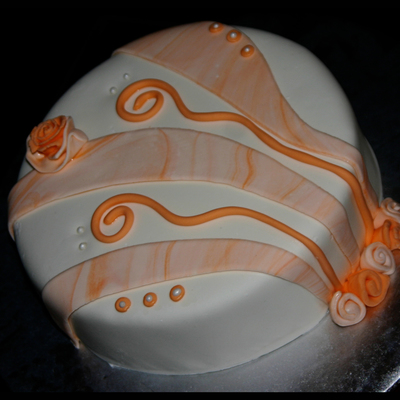 Swirls Birthday Cake