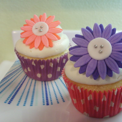 Purple And Pink Cupcakes