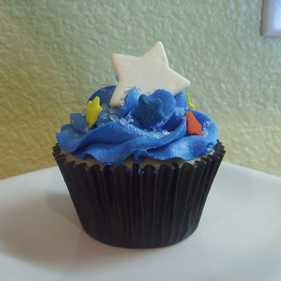 Stary Night Cupcake