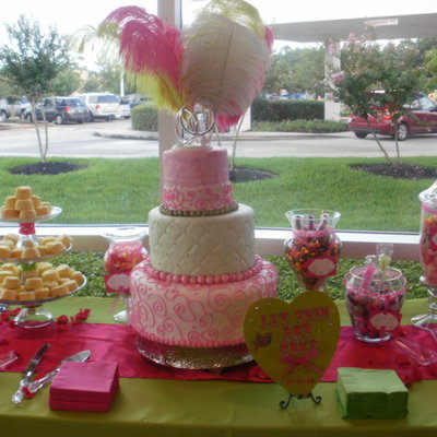 Marie Antionette Theme Wedding Cake