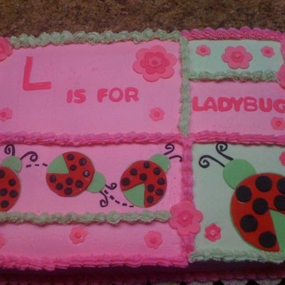 Ladybug Babyshower Cake