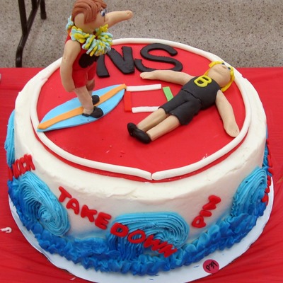 Wrestling Cake