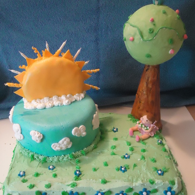 7 Year Old Girl Birthday Cake