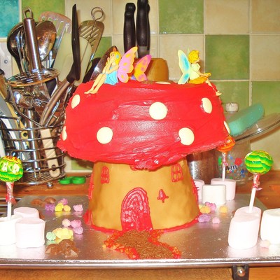 Toadstool Fairy Cake