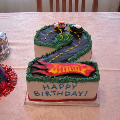 Second Birthday With Cars