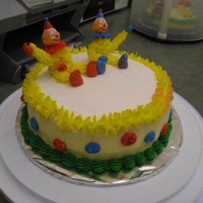 Clown Cake - Wilton Class