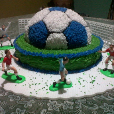 Soccer Ball With Players
