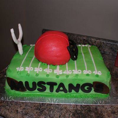 St. Vital Mustangs Football Cake